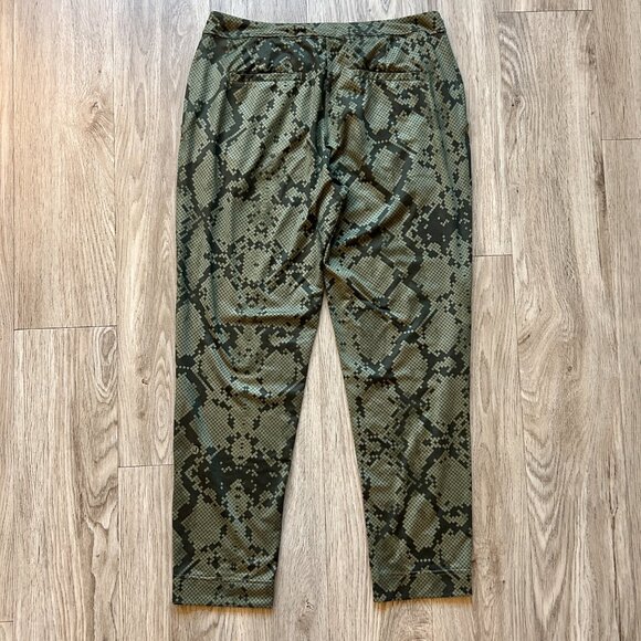 Lululemon Jet Crop Slim Luxtreme in Ziggy Snake Fatigue Green Gator Green Size 8 - Picture 9 of 11